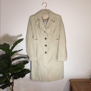 ✨ Michael Kors cream tan trench coat - Small (EUC)